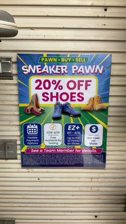 20% Off Shoes Limited Time Only!!