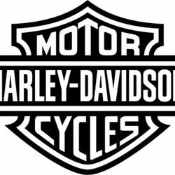  2 Decals  Harley large decal 1foot By 1 Foot  