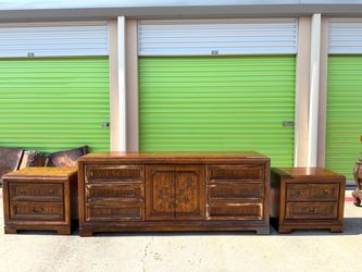 Vintage Vaughan-Bassett 3-Piece Chinoiserie Bedroom Set - Project