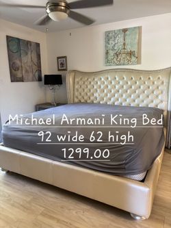 King Bed Michael Armani We are located at 2811 East Bell road. Another Time Around Furniture.