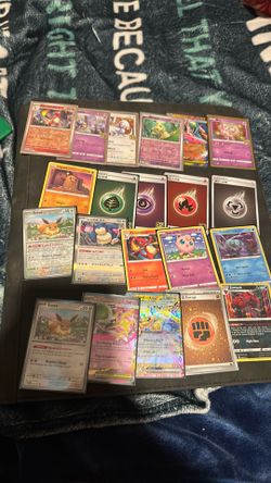 Pokemon cards lot 151 all holos and reverse holo evee lot aswell with extras