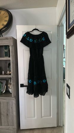 Mexican Floral Dress