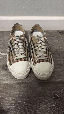 Burberry Check Low-Top Sneakers