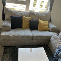 Sofa and loveseat
