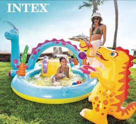 Kidie Inflatable  Outdoor Swimming Pool- Dinoland Play Center