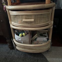 Brand New Rattan Nightstand