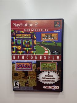 NAMCO MUSEUM - 2001 PLAYSTATION PS2 GREATEST HITS VIDEO GAME COMPLETE CIB