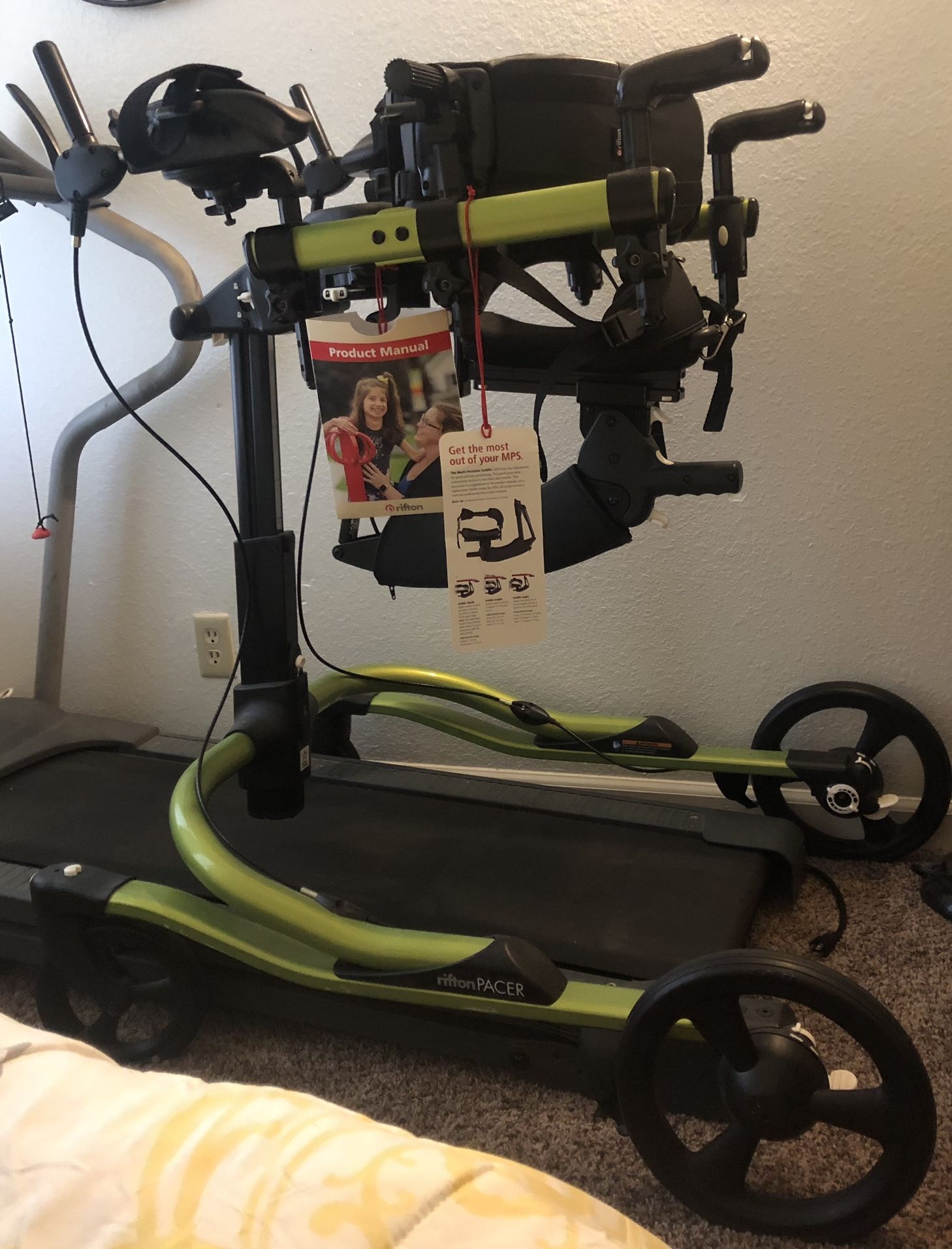 Rifton Pretty Bright Green Large Adjustable Height For Adults Or Children