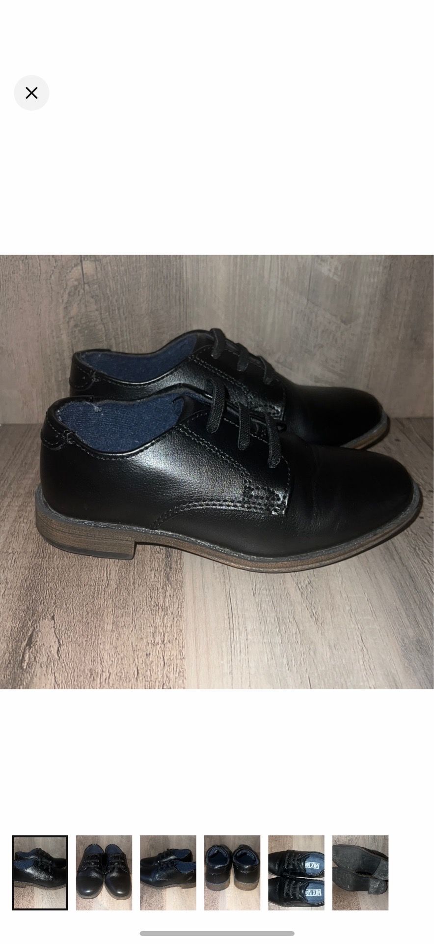 Mix No. 6 Lil Buckley Oxford - Kids size 9 toddler boy. Small scuff on side of 1 shoe - see pic