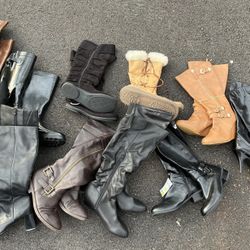 Womens Leather Boot Lot- $10