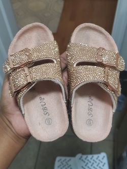 Rose Gold Toddler Sandals
