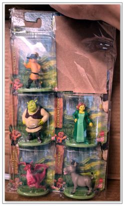 5PC SHREK CAKE TOPPERS