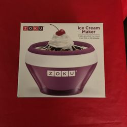NEW In Box ZOKU Ice Cream Maker
