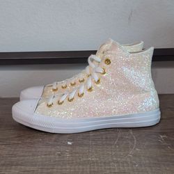 Converse Chuck Taylor All-Star High Glitter By You Women's Shoes Size 10