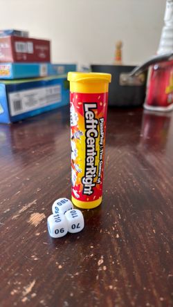 Left Center Right Dice Game Tube