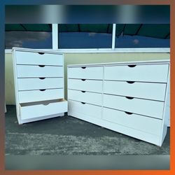 Dresser set / Five and eight drawers dresser
