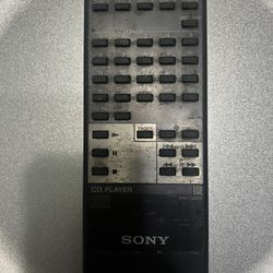 Sony Cd Player Remote Control 
