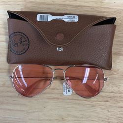 RayBAN PINK/brozwn aviator