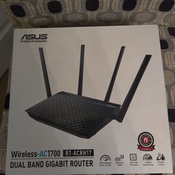 Asus Wireless-AC1700 Dual Band Gigabit Wi-fi Router

