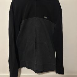 Black Vans Zip Up Hoodie 