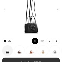 Small Black Telfar Bag