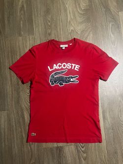 Red Lacoste T-Shirt Size Small