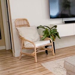 IKEA Rattan SALNÖ Armchair
