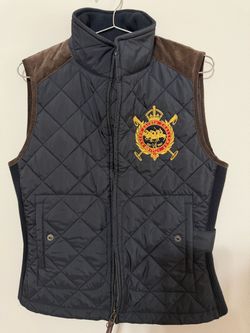 Ralph Lauren Chaps Quilted Vest – black