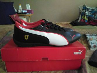 Leather pumas new in box size 11