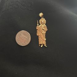 14 Karat San Judas Pendant 