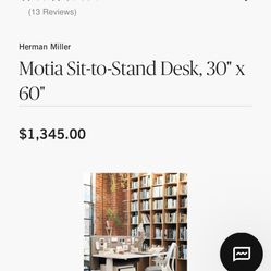 Herman miller motia Sit To Stand 