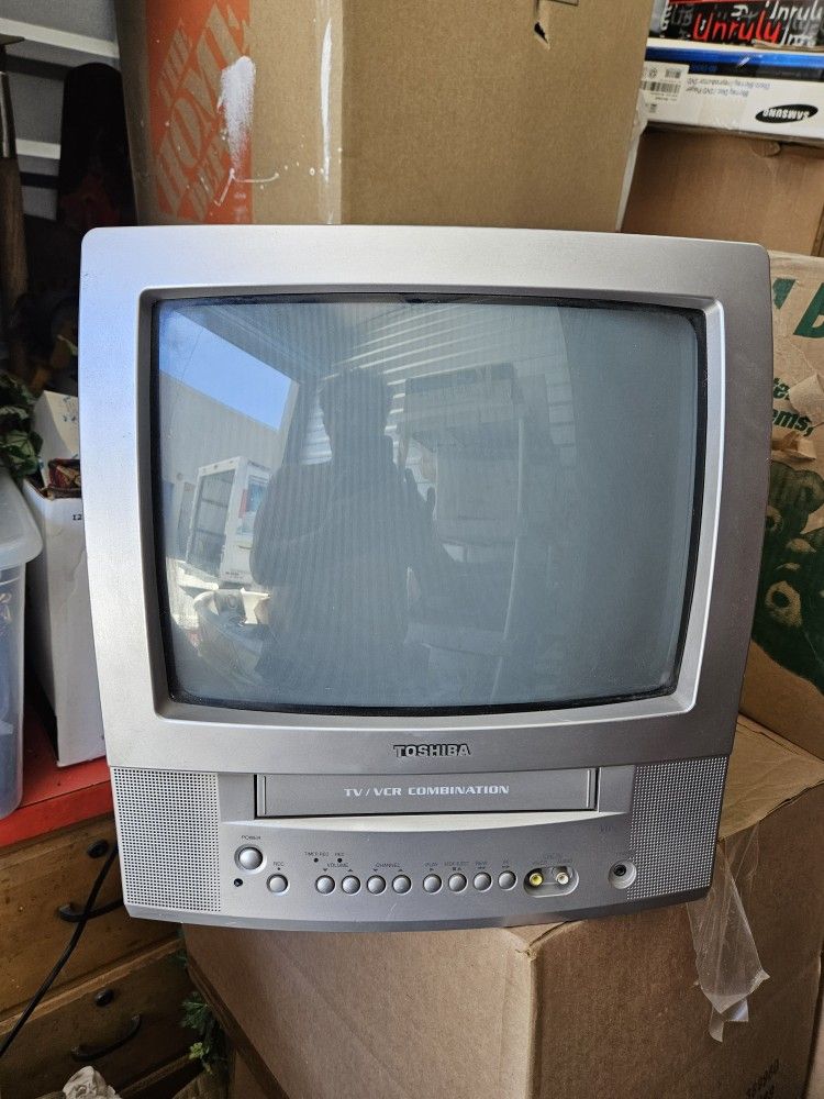 **RARE CRT Television / VCR Combo** Toshiba 13"