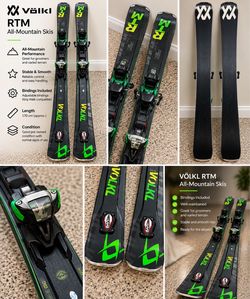 Völkl RTM All-Mountain Skis with Bindings