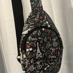 Paris Themed Crossbody Bag for Girls/Women