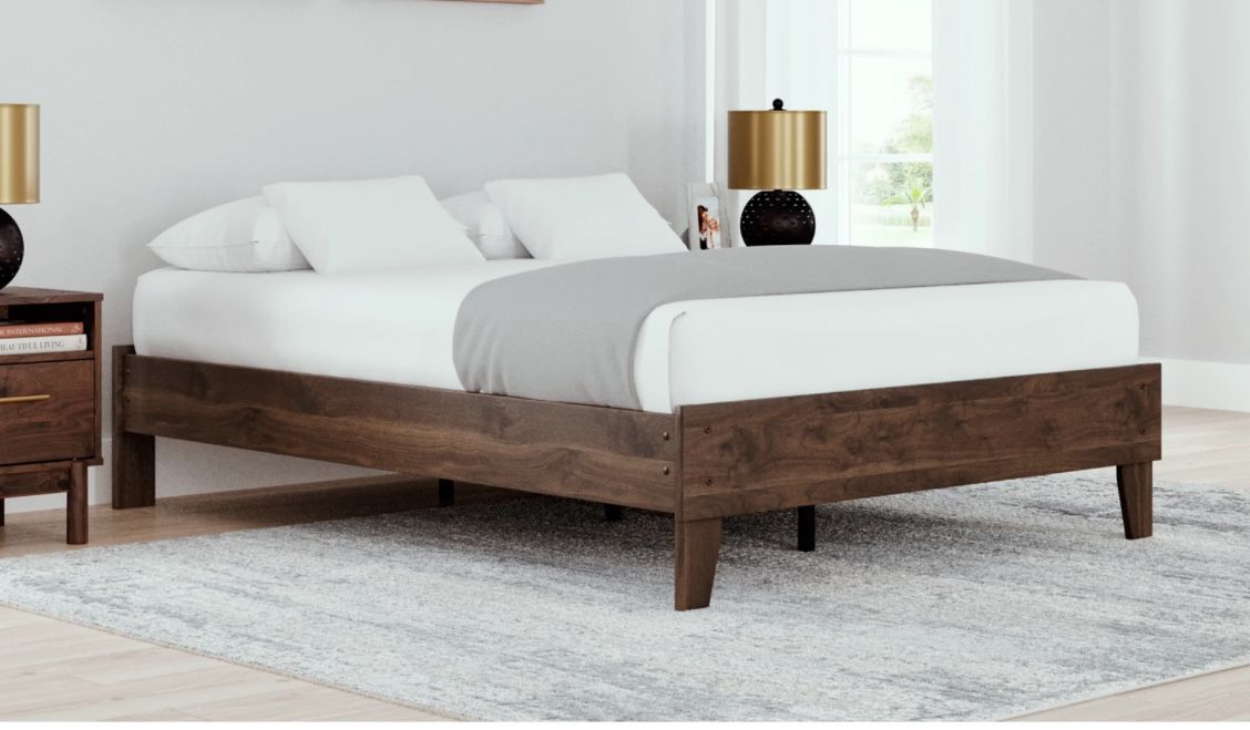 King Size Wood Platform Bed Frame
