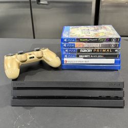 PS4 Pro + Controller + 6 Games