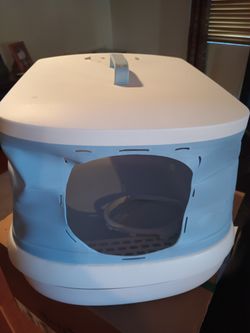 FLARUZIY Extra Large Covered Cat Litter Box with Lid