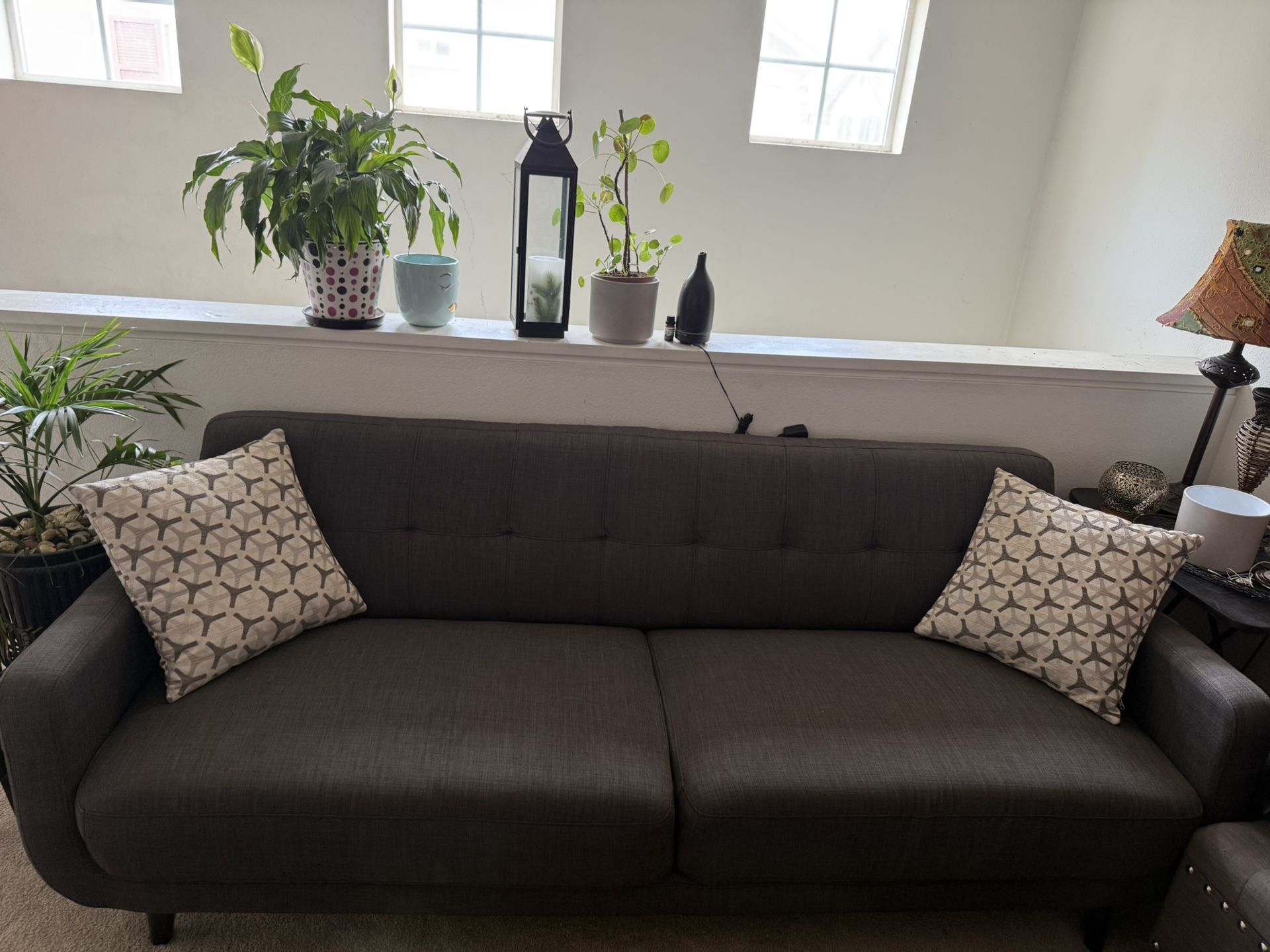 Grey Couch - Barely Used