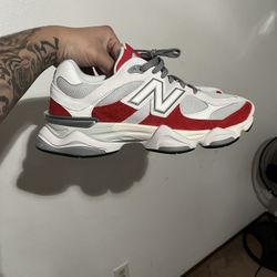 9060 New Balance Red/Grey