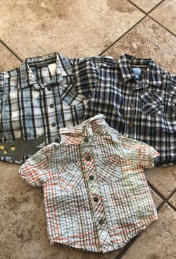 Toddler collars shirts