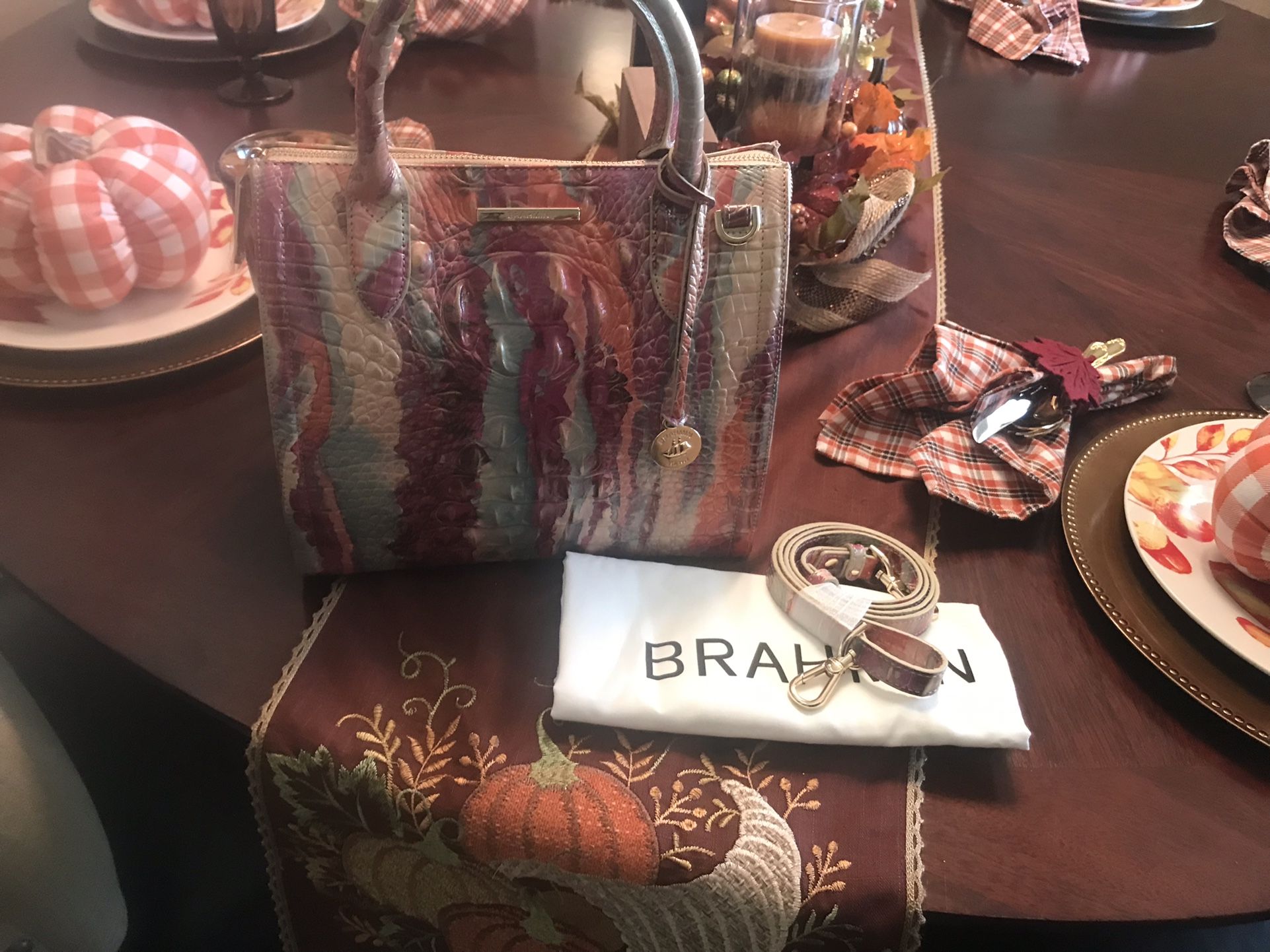 NWT BRAHMIN SMALL CAROLINE DESTINY