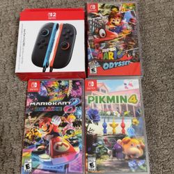 Nintendo Switch Games Mario Pikmin Joy con 2