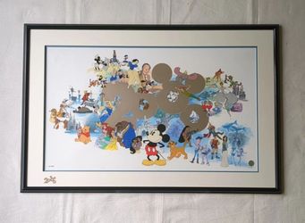 Large diseney  sericell 28x42in