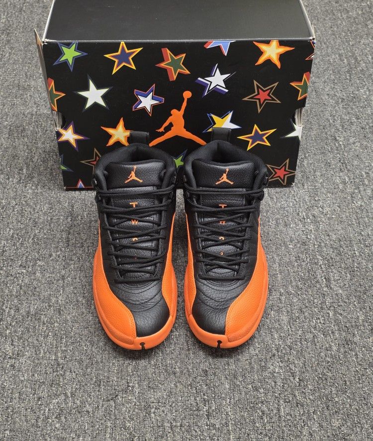 Nike Air Jordan 12 Retro Brilliant Orange Women’s Size 9