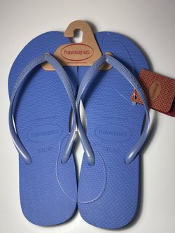 Havaianas Women’s Blue Flip FlopSandals Size 11/12 New with Tags