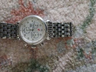$1495 [N.  MINT] Michele Women's Watch MW03M00A0046 CSX MOP Diamond Dial Swiss