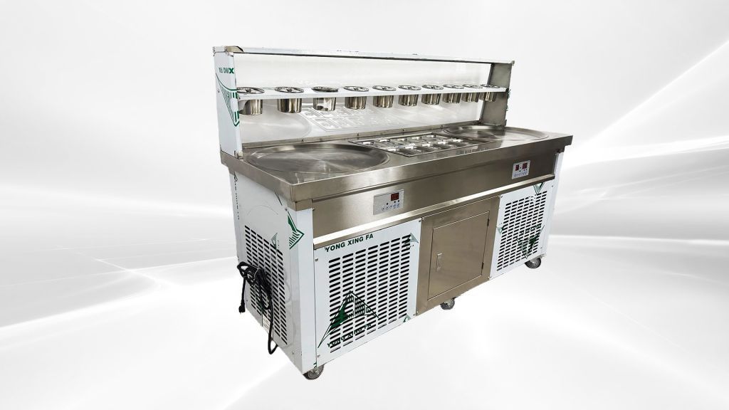 NSF two pan fried ice cream roll machine KO2000P-72