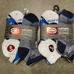 NWT men’s 1/2 cushion quarter socks 16 pairs