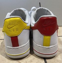Nike Air Force One Custom Red Yellow Drip for Sale in Wilmington