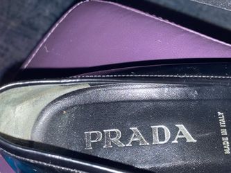 PRADA Black Patent Leather Buckle Loafers Shoes 👞 (not $0, but, seeking insulting offers)